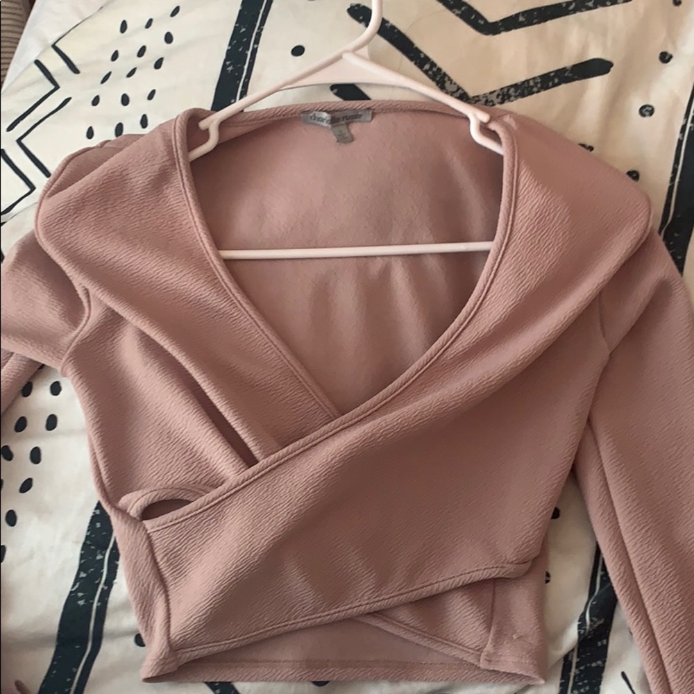 Crop crisscross top from Charlotte Russe